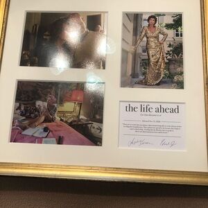 Elegant Gold Picture Frame with 'The Life Ahead' Collage